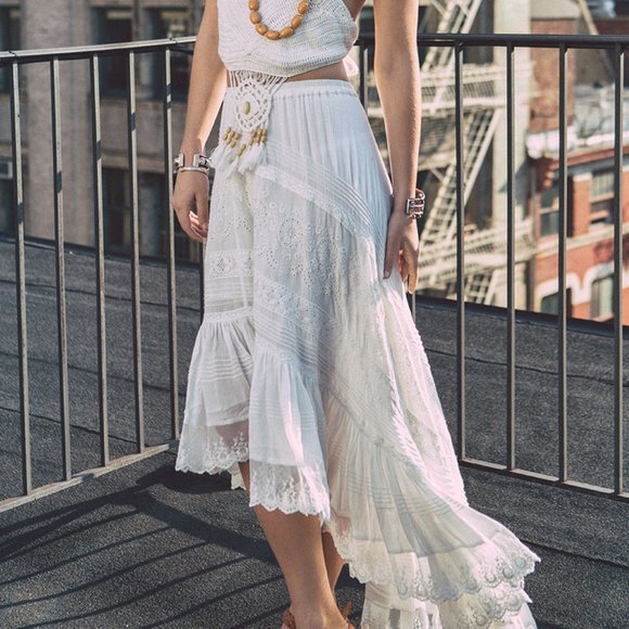 SOLD Spell Gypsy Coll BOHO BELLA PRARIE Skirt - Picture 7 of 9